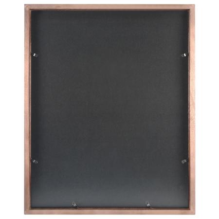 MCS Art Shadow Box Solid Wood Picture Frame 12x16" with 8x12" Opening - Walnut