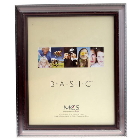 MCS 59614 Renaissance Series Wood Picture Frame for 8.5x11" Photograph -Rosewood