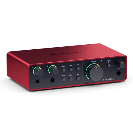 Focusrite Scarlett 2i2 4th Gen 美品 Focusrite Scarlett 2i2 4th Gen USB Interface w/Mic, Headphones, S