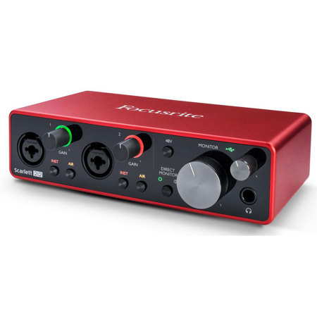 Focusrite Scarlett 2i2 2x2 USB Audio Interface (3rd Generation)