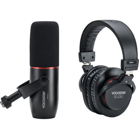 Focusrite Vocaster Broadcast Kit with DM14v Cardioid XLR Mic & HP60v Headphones