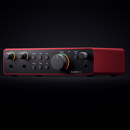 【タクミ】Focusrite Scarlett 2i2 4th Gen Focusrite Scarlett 2i2 4th Gen USB 2x2 Audio Interface