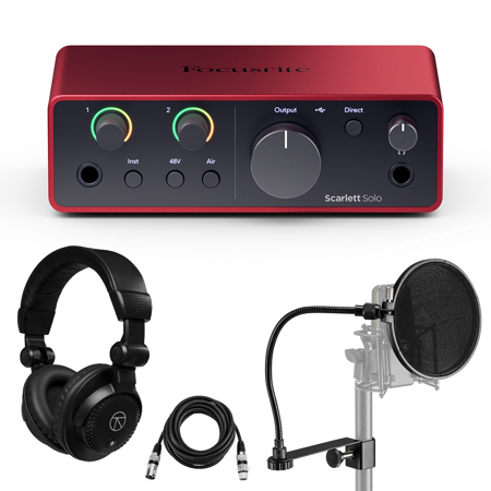 Focusrite Scarlett Solo 4th Gen USB Audio Interface