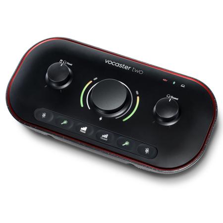 Focusrite Vocaster Two Podcast Interface for Solo Content Creators