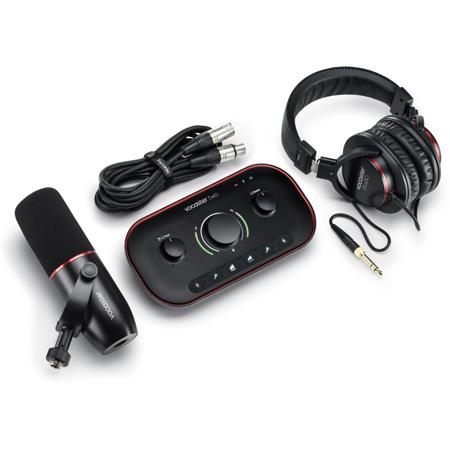 Focusrite Vocaster Two Studio Podcasting Kit,Vocaster DM14v Mic,HP60v Headphones