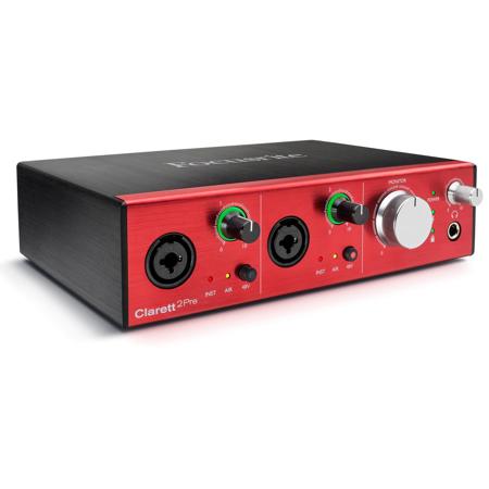 Focusrite Clarett 2Pre 10x4 Thunderbolt Audio Interface