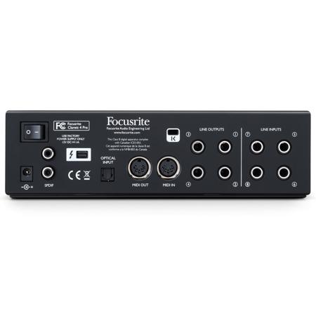 Focusrite Clarett 4Pre Thunderbolt Interface with Preamps