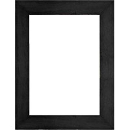 Dennis Daniels Angled Gallery Wood Molding Frame for a 3.5" x 10" Panorama Photograph, Color: Ebony Black.