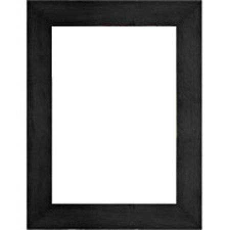 Dennis Daniels Angled Gallery Wood Molding Frame for a 3.5" x 5" Photograph, Color: Ebony Black.