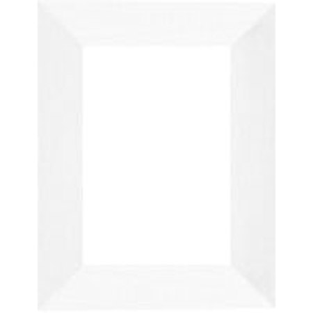 Dennis Daniels Angled Gallery Wood Molding Frame for a 4" x 12" Panorama Photograph, Color: White Wash.