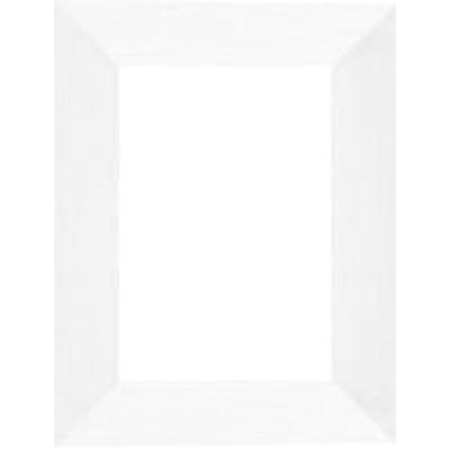 Dennis Daniels Angled Gallery Wood Molding Frame for a 4" x 6" Photograph, Color: White Wash.