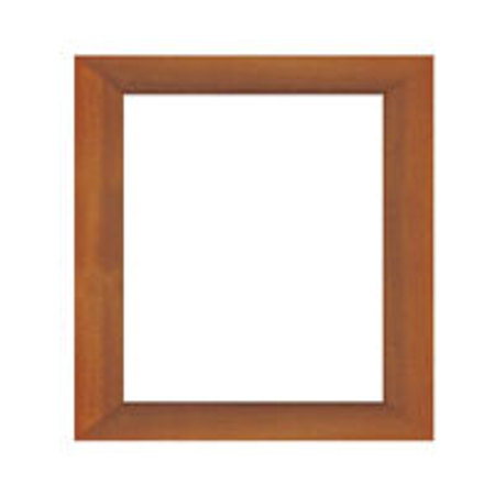 Dennis Daniels Angled Gallery Wood Molding Frame for a 5" x 5" Photograph, Color: Teak.
