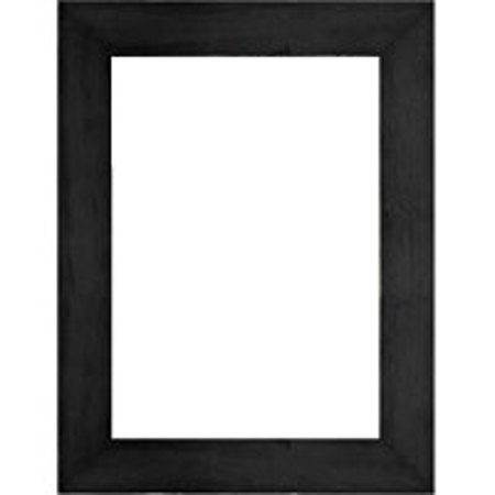 Dennis Daniels Angled Gallery Wood Molding Frame for a 5" x 7" Photograph, Color: Ebony Black.
