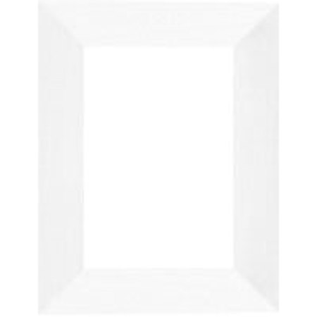 Dennis Daniels Angled Gallery Wood Molding Frame for a 8" x 10" Photograph, Color: White Wash.