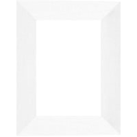 Dennis Daniels Angled Gallery Wood Molding Frame for a 8" x 12" Photograph, Color: White Wash.