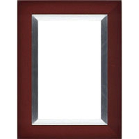 Dennis Daniels Aluminum Inlay Gallery Wood Molding Frame for a 11" x 14" Photograph, Color: Dark Walnut.