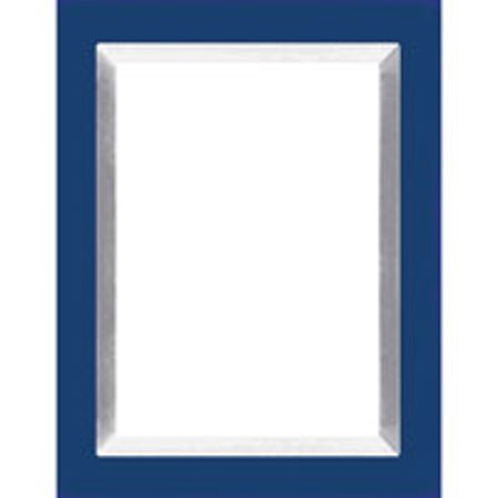 Dennis Daniels Aluminum Inlay Gallery Wood Molding Frame for a 11" x 14" Photograph, Color: Indigo Blue.