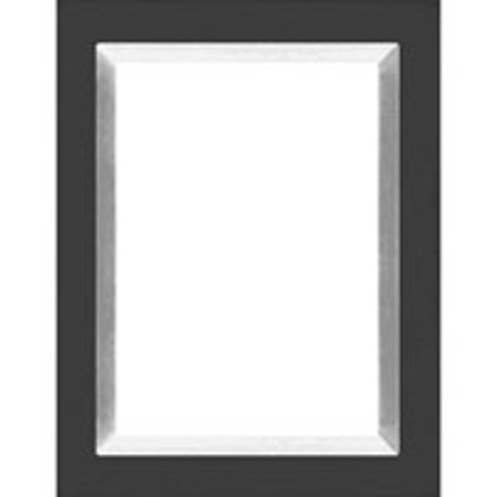 Dennis Daniels Aluminum Inlay Gallery Wood Molding Frame for a 11" x 14" Photograph, Color: Ebony Black.