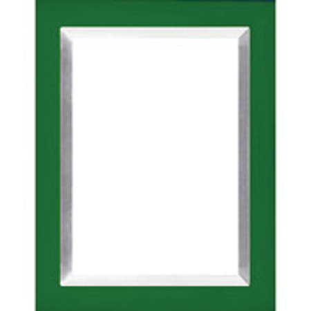 Dennis Daniels Aluminum Inlay Gallery Wood Molding Frame for a 11" x 14" Photograph, Color: Verdant Green.