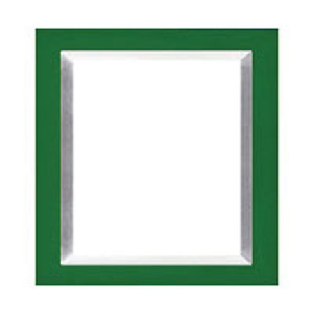 Dennis Daniels Aluminum Inlay Gallery Wood Molding Frame for a 5" x 5" Photograph, Color: Verdant Green.