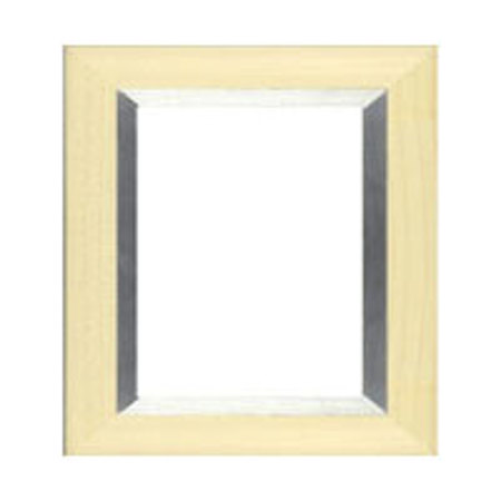 Dennis Daniels Aluminum Inlay Gallery Wood Molding Frame for a 5" x 5" Photograph, Color: Natural.