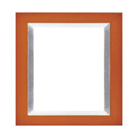 Dennis Daniels Aluminum Inlay Gallery Wood Molding Frame for a 5" x 5" Photograph, Color: Sienna.