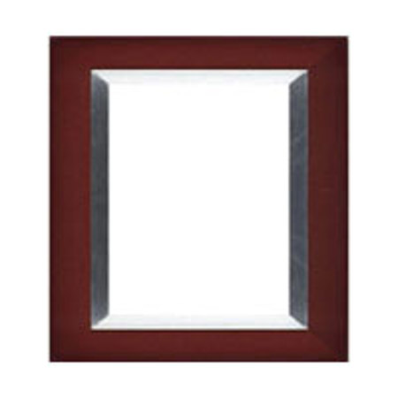Dennis Daniels Aluminum Inlay Gallery Wood Molding Frame for a 5" x 5" Photograph, Color: Dark Walnut.