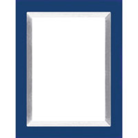 Dennis Daniels Aluminum Inlay Gallery Wood Molding Frame for a 5" x 7" Photograph, Color: Indigo Blue.