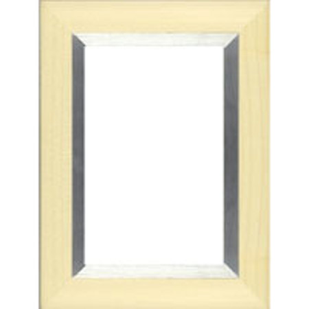 Dennis Daniels Aluminum Inlay Gallery Wood Molding Frame for a 5" x 7" Photograph, Color: Natural.