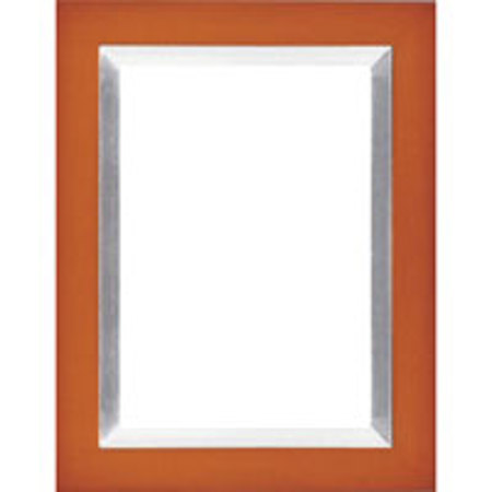 Dennis Daniels Aluminum Inlay Gallery Wood Molding Frame for a 5" x 7" Photograph, Color: Sienna.