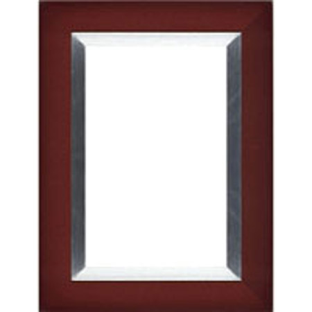Dennis Daniels Aluminum Inlay Gallery Wood Molding Frame for a 8" x 10" Photograph, Color: Dark Walnut.