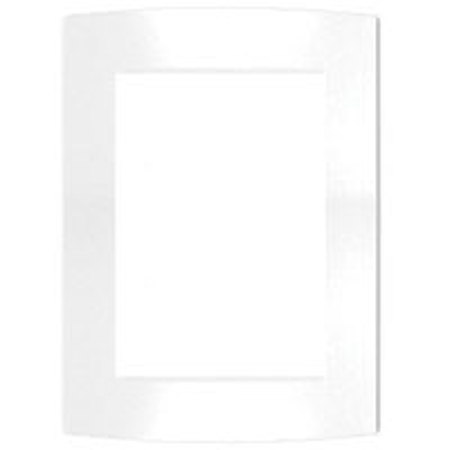 Dennis Daniels Basic Curve Wood Molding Frame for a 5" x 7" Photograph, Color: White Wash.