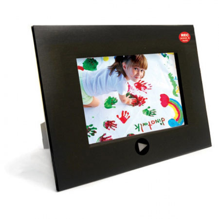 Dinotalk Talking Frame for 4x6" Photo - Black