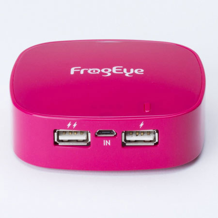 Frogeye PowerPlay P80 Mobile Power Bank, Rose