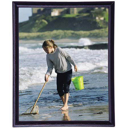 MCS Fashion Wood Bullnose Frame for a 2" x 3" Photograph, Black #50700