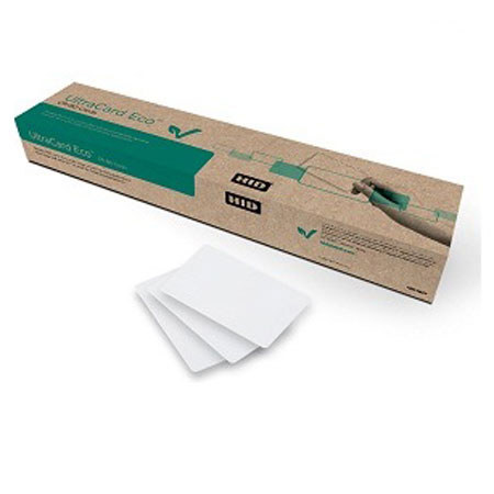 Fargo UltraCard Eco Biodegradable 30 Mil PVC Cards, Pack of 500