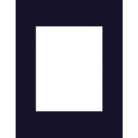 MCS Beveled Single Mat for 11x14 Prints Navy