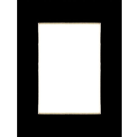MCS Beveled/Single Mat for 3-1/2x5 - Black