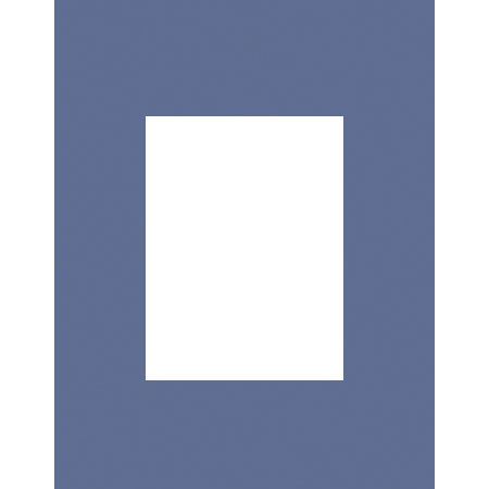 MCS Beveled/Single Mat for 3-1/2x5 Ice Blue