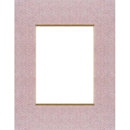 MCS Beveled/Single Mat for 3-1/2x5 Prints Soft Mauve