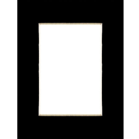 MCS Beveled/Single Mat for 4x6 Prints Black