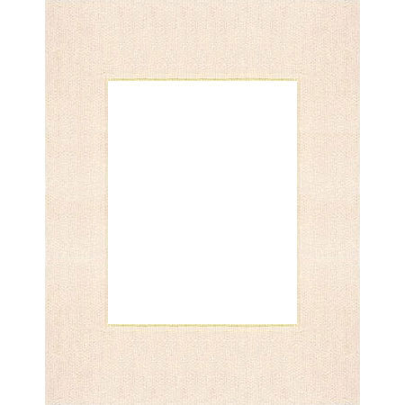 MCS Beveled/Single Mat for 5x7 Prints Apricot