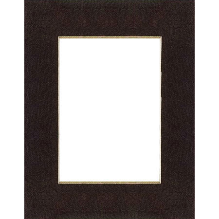 MCS Beveled/Single Mat for 5x7 Prints Charcoal