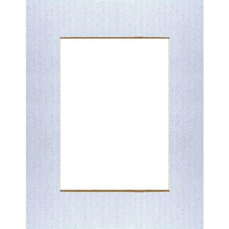 MCS Beveled/Single Mat for 5x7 Prints Parisian Blue