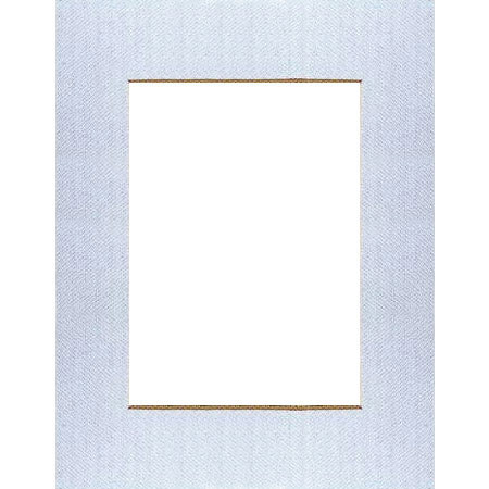 MCS Beveled Single Mat for 8x10 Prints Parisian Blue