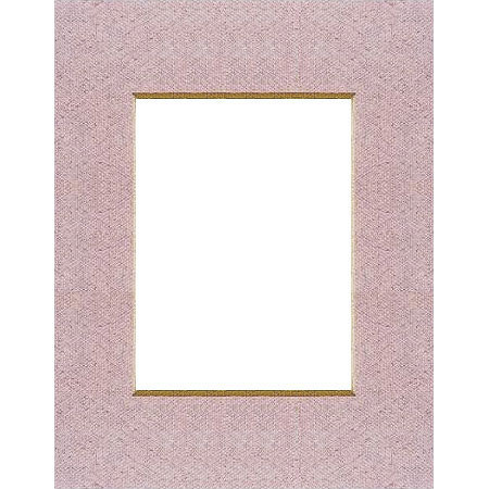MCS Beveled Single Mat for 8x10 Prints Soft Mauve