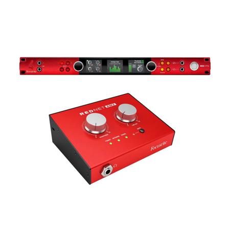 Focusrite Red 4Pre 58" 64-out Audio Interface W/Focusrite RedNet AM2 Amplifier