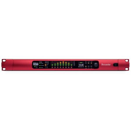 Focusrite RedNet MP8R 8CH Remote Controlled Microphone Preamplifier and A/D for Dante Networks