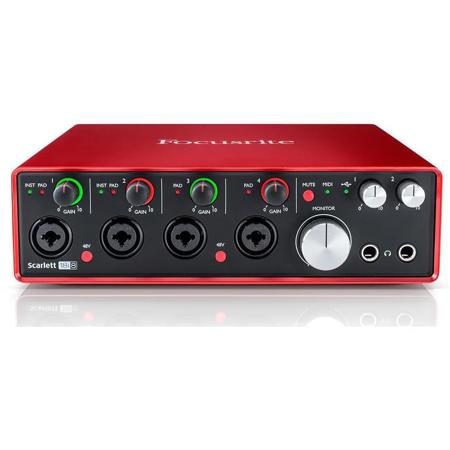 Focusrite Scarlett 18i8 USB 2.0 Audio Interface, 2nd Generation