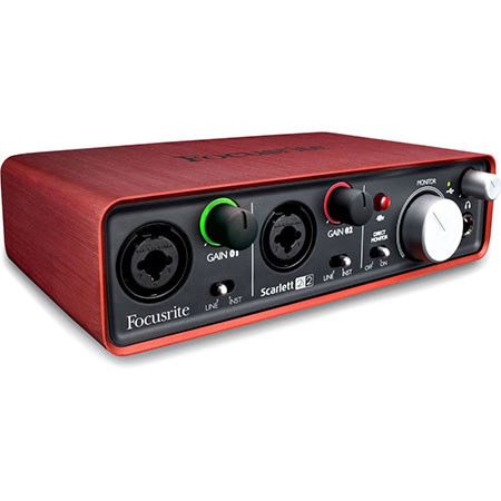 Focusrite Scarlett 2i2 2-Input/2-Output USB Audio Interface